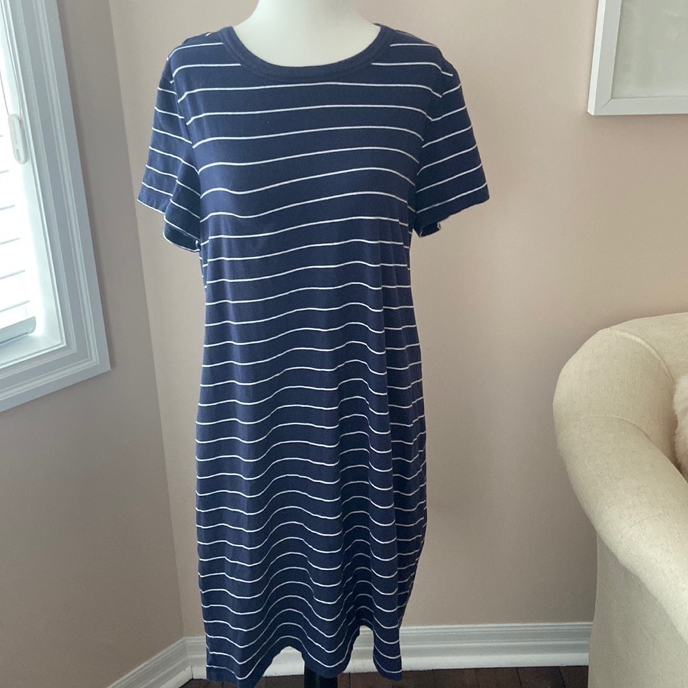𝅺OLD Navy l Striped T-Shirt Dress